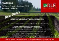 New Dates Beet and Maize Briefings 2018